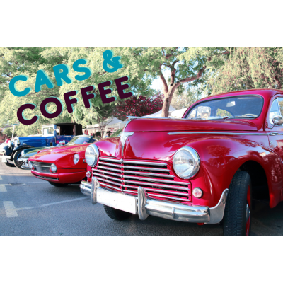 Cars and Coffe at Farris Memorial Park Event Graphic